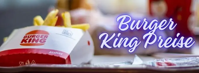 Burger King Preise